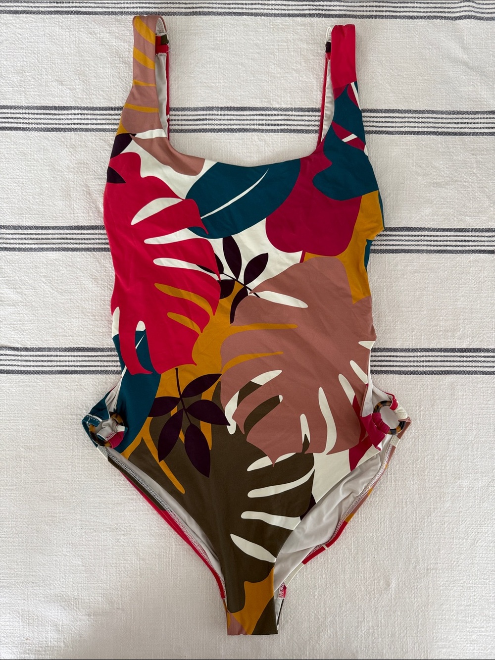 Red Carter One-Piece Bathing Suit